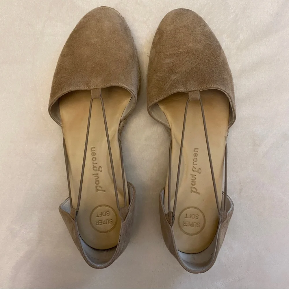 Paul Green Hanna Suede Slip On Espadrille
